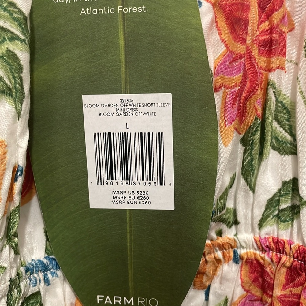 FARM Rio Floral Mini Dress - Multicolor - Picture 8 of 8